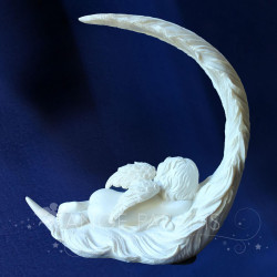GRAND ANGE PLUME SCULPTE