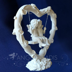 STATUETTE D ANGE GRAND 