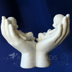 déco bébé resine