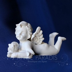 FIGURINE ANGE AVEC UN CHAT