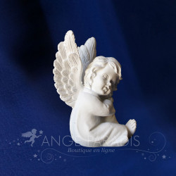 PETITE FIGURINE D ANGE BLANC