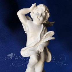 STATUE D ANGE BLANCHE