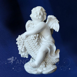 STATUETTE ANGE RAISIN/VIGNE