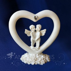 DECO D'ANGES AVEC UN COEUR
