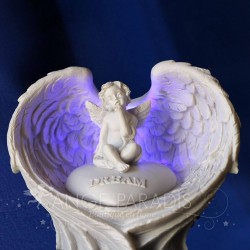 déco d'anges lumineux