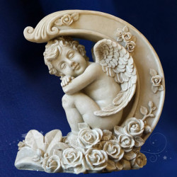 Statue d'Ange Géant Extérieur "Rose des Sables" 38cm