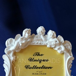 CADRE PHOTO ANGES  BLANCS MARIAGE