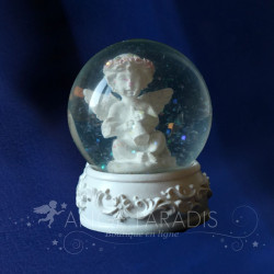 BOULE A NEIGE ANGE trompette