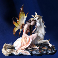 GRANDE STATUETTE FEE DES LICORNES