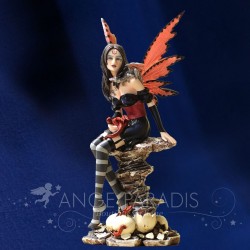 FIGURINE FEE ROUGE DRAGONS