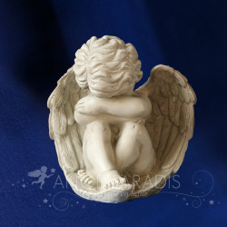 STATUETTE D'ANGE pleurer