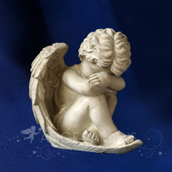 STATUETTE D'ANGE triste