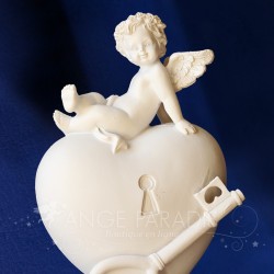 FIGURINE D'ANGE ASSIS