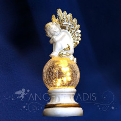 STATUETTE D'ANGE LUMINEUX EXTERIEUR 