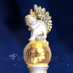 STATUETTE D'ANGE LUMINEUX EXTERIEUR 