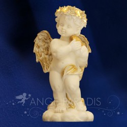 STATUE CUPIDON DOREE
