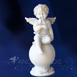 STATUE D'ANGE OISEAU 36cm "Bienveillance"