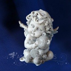 FIGURINE D'ANGE OURSON NAISSANCE