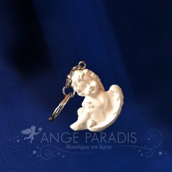 PORTE CLE ANGE MAIN