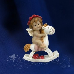 CHERUBIN COULEUR AVEC CHEVAL A BASCULE