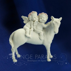 2 ANGES SUR UN CHEVAL