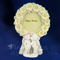 CADRE PHOTO ANGES FLOWER