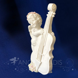 FIGURINE D'ANGE VIOLONCELLE