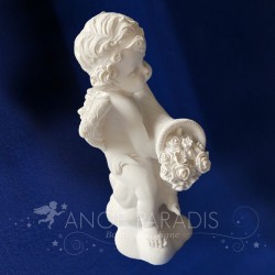 STATUETTE D'ANGE CORNE D'ABONDANCE