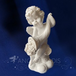 STATUETTE D'ANGE CORNE D'ABONDANCE 20CM