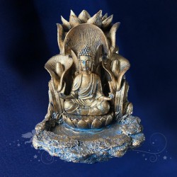 Porte Encens Bouddha Or sombre