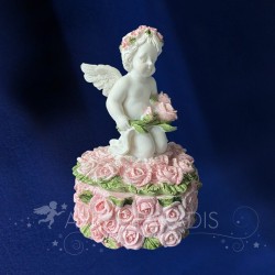 Figurine Ange Roses