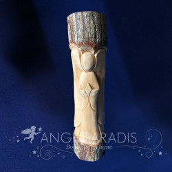 SCULPTURE ANGE EN BOIS