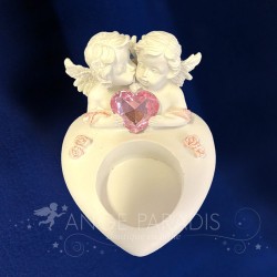 bougeoir ange resine