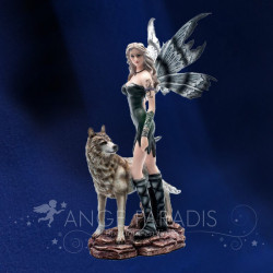 STATUETTE FEERIQUE loups