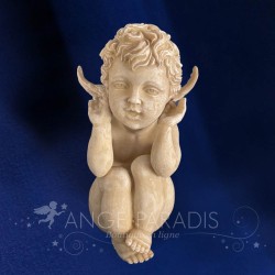 Statuette ange pierre