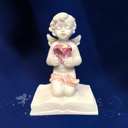 Figurine Angelot Priant sur Livre