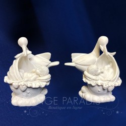 figurine ange cigogne.