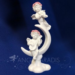 statuette ange musicien.