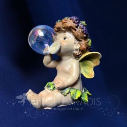 statuette d'ange coloré