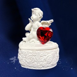 COFFRET de décoration avec un ange
