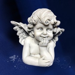 Buste ange sculpture