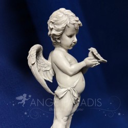 statuette ange oiseau