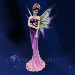 Statuette Fée Géante Les Fleurs - 53cm