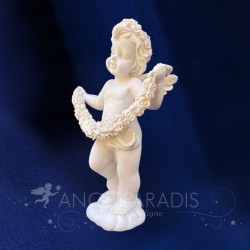 STATUE D'ANGE BLANC DEBOUT