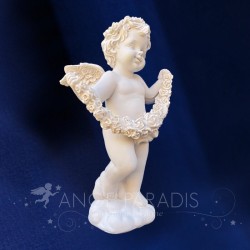 STATUE D'ANGE BLANC DEBOUT
