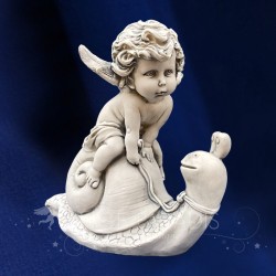 statuette ange animal