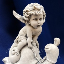 statuette ange animal
