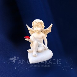 Figurine Angelot Les Coeurs - 7,5cm