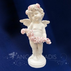 Statuette Ange Les Fleurs - 23cm