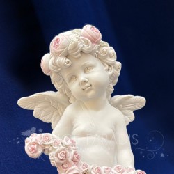 Statuette Ange Les Fleurs - 23cm